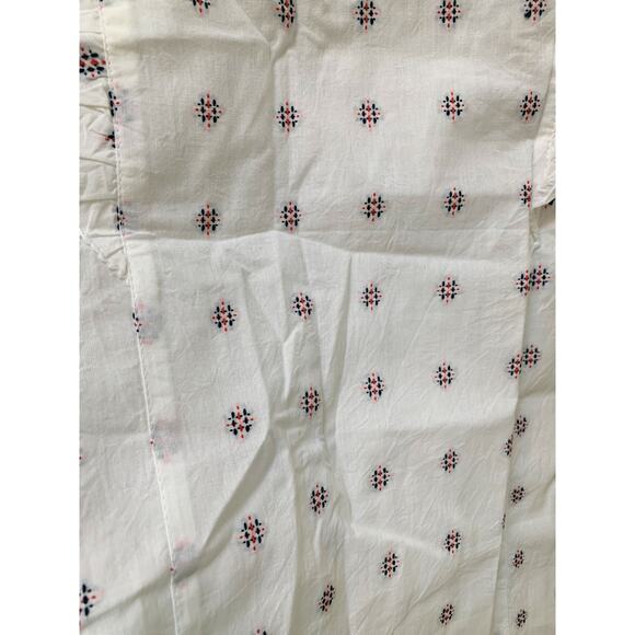 FAT FACE MOLLIE White Jacquard Frill Sleeveless Ruffle Blouse  Sz 4 NWT - Picture 12 of 15